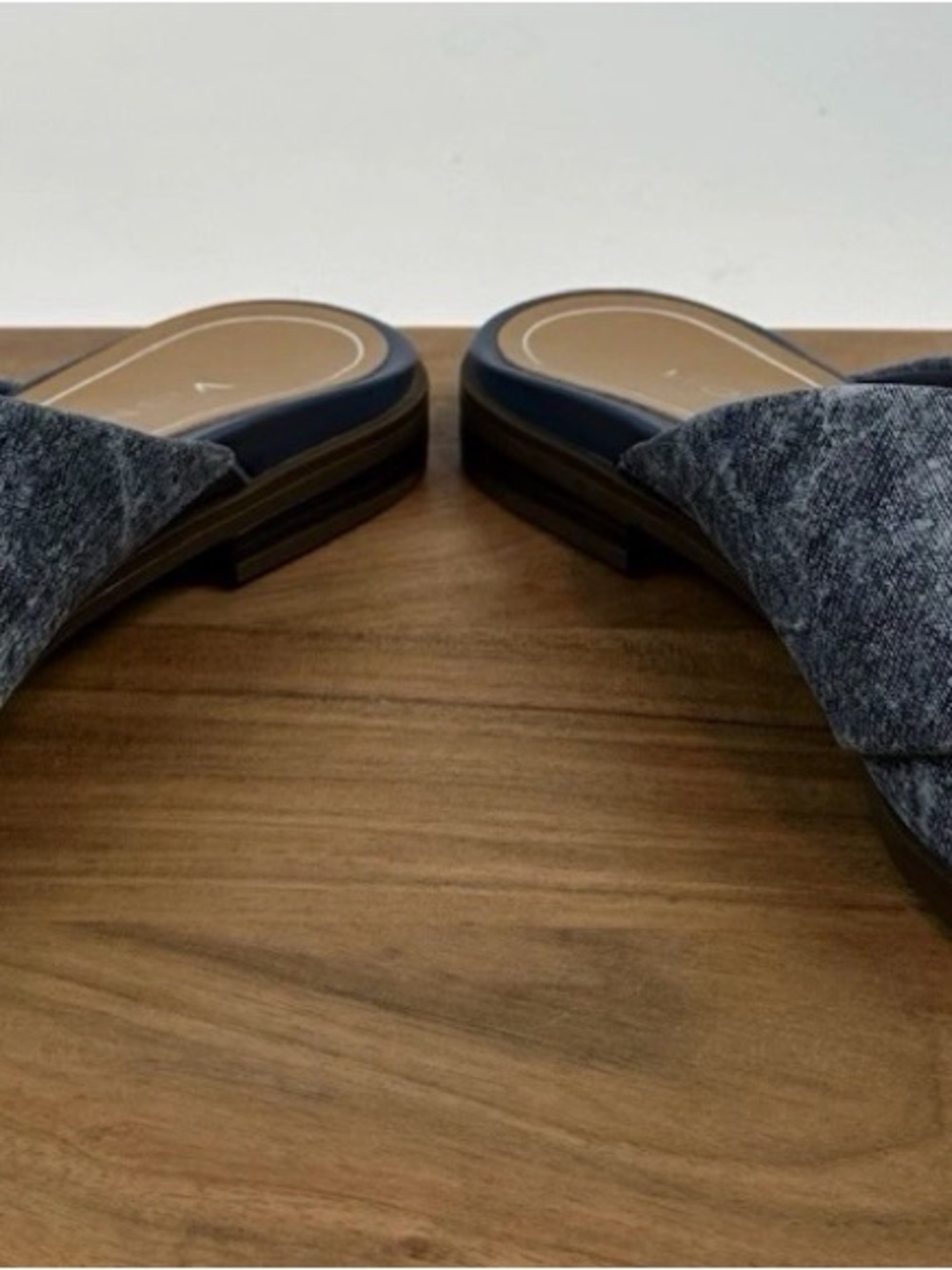 Vionic Blue Slide Mules Cross-Band - Picture 7 of 8